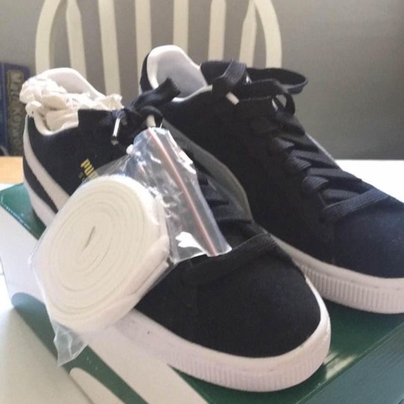 BRAND NEW women puma suede classic black shoes size US 6.5 & US 7.5 - Picture 6 of 8
